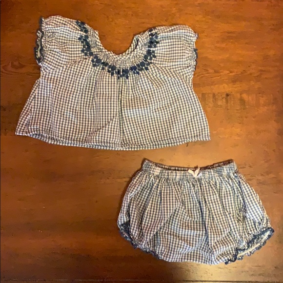 Pink Chicken Other - Pink Chicken Blue and White Checker Set